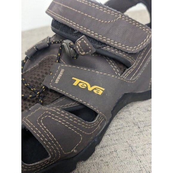 Teva Mens Size 10 Forebay Fisherman Sport Hiking Sandals Brown ShocPad 1001116 - Picture 6 of 13